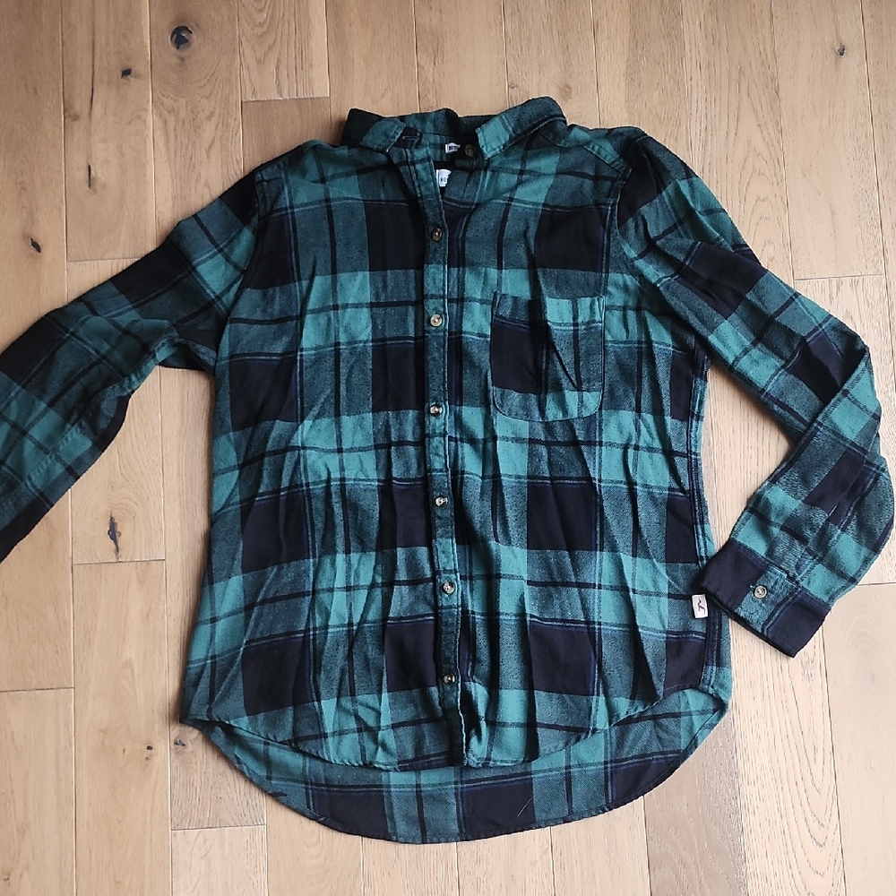 Hollister Boyfriend Flannel Size Medium